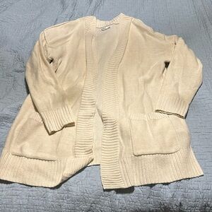Cream cardigan from Kohls